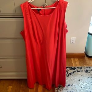 22W Talbots Pink/Coral summer dress
